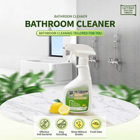 Offre Spéciale : Nettoyant Liquide Puissant pour Salle de Bain en Spray, Dissolvant de Taches et de Calcaire à Base d'Acides Organiques, Parfum Citron, pour Carrelages, Baignoires et Vitres