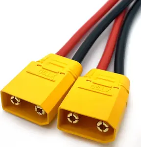 Xt90 ל xt60 זכר ונקבה xt60h מחבר מתאם כבל 12awg 150 מ "מ תיל עבור מטען הסוללה rc l-ion rc l-ion מטען סוללה