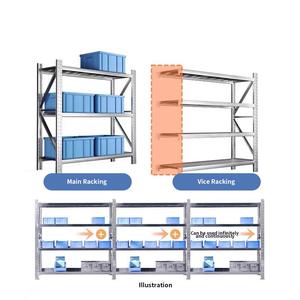 Rayonnage à palettes pliable en acier inoxydable sans bouchon à usage moyen Unités de stockage empilables à 5 couches pour garage et entrepôt - Product Image 2