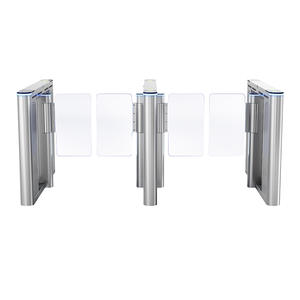 Puerta de velocidad automática del torniquete oscilante del escaneo del pasaporte para el control de multitudes en el punto de control y el pasillo de inmigración - Product Image 1