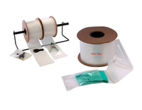 Sacs en plastique de bonne qualité, sacs en polyéthylène imprimés sur mesure, LDPE perforés pré-ouverts, sacs auto-scellants sur rouleau pour les ensacheuses automatiques