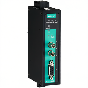 Convertidor de Fibra Óptica Moxa ICF-1180I, Conector ST, Ethernet Industrial - Product Image 2