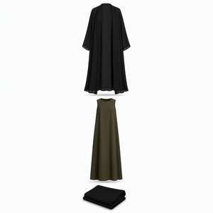 Neuer Typ Damen Partykleider Geschenk Lässige Muslimische Kleidung Gebrauchte Abaya Polyester & Weicher Krepp Für Alle Jahreszeiten SELESA Marke - Product Image 3