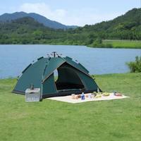 Tente de camping automatique imperméable et coupe-vent, tente de voyage portable pour la plage