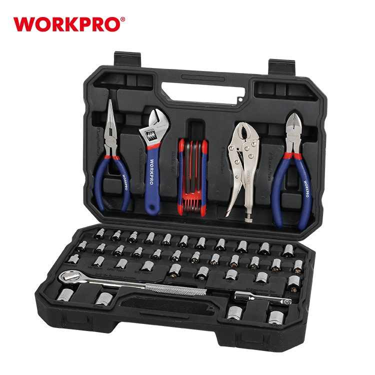 WORKPRO 156 PC General Household Hand Tool Kit - Durable & Versatile
