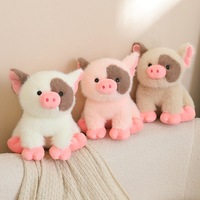 CE CPC Ensemble de 7 animaux de ferme en peluche personnalisés, vente en gros de jouets en peluche en vrac (porc, cheval, vache, canard, mouton), OEM ODM