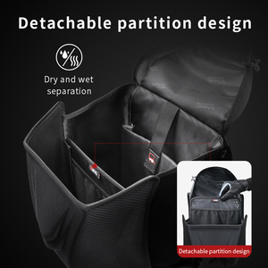<span class=keywords><strong>Mochila</strong></span> para Casco <span class=keywords><strong>MOTOCENTRIC</strong></span> de Gran Capacidad con Luz Estroboscópica, Bolsa Deportiva para Motocicletas, Alforjas con Luz de Advertencia - Product Image 5