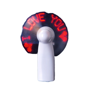 พัดลมพกพาแบบพับได้ LED รุ่นใหม่ ปี 2026 แบตเตอรี่แบบกำหนดเอง ควบคุมด้วยรีโมท 3 ระดับความเร็ว สำหรับใช้ในบ้าน โปรโมชั่นพิเศษ พร้อมฟังก์ชั่นตั้งโปรแกรมข้อความกระพริบ - Product Image 2