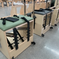 Chaise de Pilates Wunda en bois d'érable VOG VOG-PL004 avec base stable - réglable, portable, durable et écologique pour un usage domestique