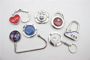 Porte-monnaie de table portable en gros <span class=keywords><strong>crochet</strong></span> pour sac cintre <span class=keywords><strong>autocollant</strong></span> époxy design votre logo - Product Image 5