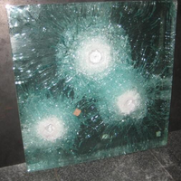 Verre de sécurité à l'épreuve des balles trempé multicouche en Pvc antidérapant pour fenêtres de maison