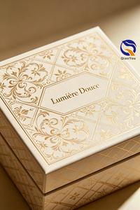 Caja Rígida con Logotipo Estampado en Oro, Diseño Personalizado, Empaque Personalizado para Cumpleaños, <span class=keywords><strong>Aniversario</strong></span>, Sorpresa - Product Image 3
