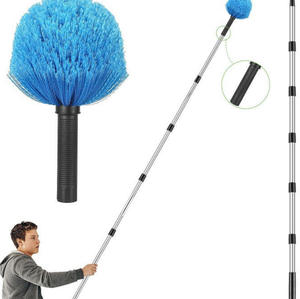 Brosse à toile d'araignée multifonctionnelle, tête de <span class=keywords><strong>balai</strong></span> pour nettoyer les toiles d'araignée, brosse longue extensible, disponible en plusieurs couleurs - Product Image 5