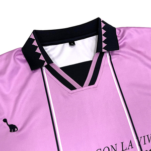 تصميم طباعة تموج رخيص مخصص قميص كرة القدم الكلاسيكي الرجالى الرجالى - Product Image 4