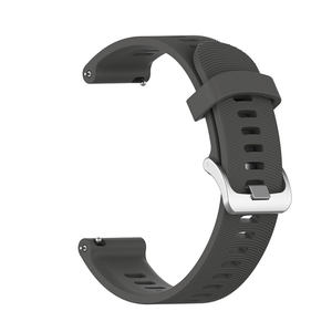 Bracelets de montre en silicone de remplacement de 20 mm pour montre intelligente <span class=keywords><strong>Garmin</strong></span> Forerunner <span class=keywords><strong>645</strong></span> - Product Image 1