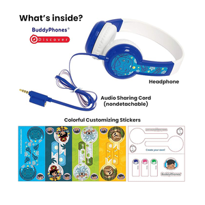 Meilleurs écouteurs sans fil Bluetooth pour enfants, avec réduction de bruit, casque supra-auriculaire, sans BPA, son HD, pour les voyages - Product Image 4
