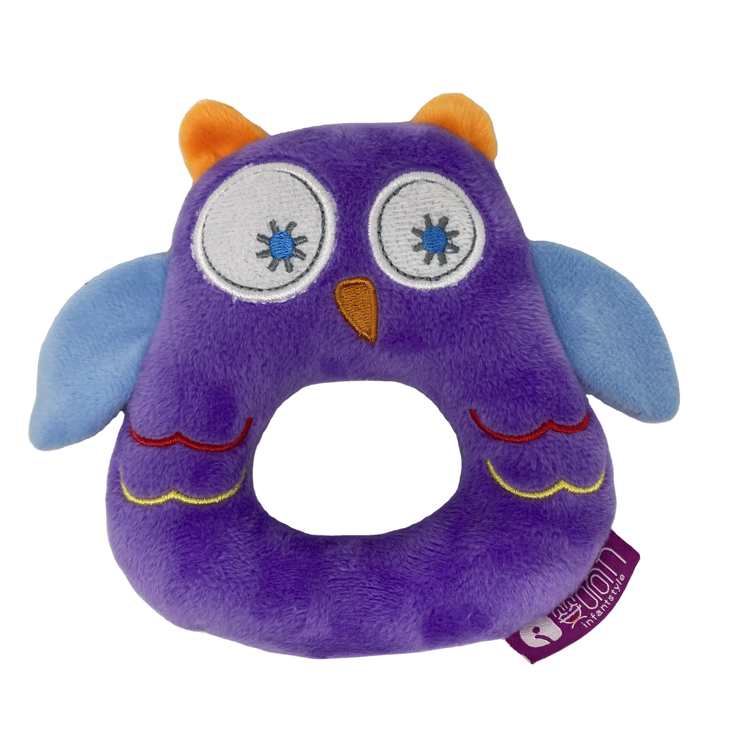 Hibou en peluche mignon bébé jouets doux bébé en peluche cloches sonnerie hiboux sonnant cloches hochet bébé