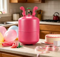 Kit de Inflador de Globos de 4.5L para Globos de Látex y de Aluminio, Inflado Rápido de Globos en Bodas, Ferias y Fiestas