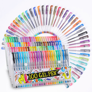 Wholesale 1.0mm Gel <b>Pen</b> With Custom Logo Variety of Colors to Choose Includes Neon Pastel <b>Glitter</b> Inks Refill - Product Image 1