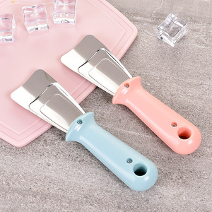 Grattoir à glace en acier inoxydable, outil de dégivrage pour le nettoyage du congélateur et du réfrigérateur, usage domestique polyvalent - Product Image 3