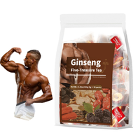 Thé en poudre de Ginseng et Maca de qualité supérieure, aux cinq trésors naturels, pour la santé des reins et l'énergie masculine
