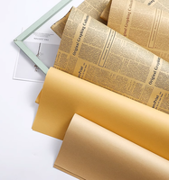 Papier kraft qiyin pour emballage rouleau de papier kraft d'emballage de papier kraft de fleur