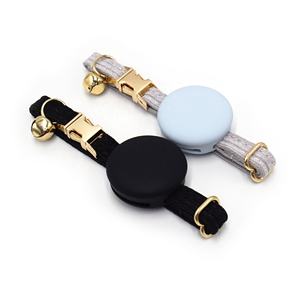 Productos de tendencia 2024 mayo collar de gato de alta calidad clásico mejor rastreador de collar de gato colorido soporte de <span class=keywords><strong>airtag</strong></span> de silicona para gato - Product Image 3