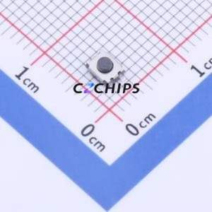GT-TC030A-H020-L1N Tactile Switch SMD Switch Single Pole Single Throw Round Button 1.6N Vertical Mount - Product Image 1