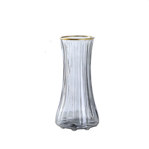최고의 품질 선인장 큰 꽃 유리 봉오리 꽃병 앰버 브라운 - Product Image 2