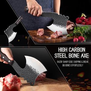 Couteau à désosser de 5 pouces, robuste et tranchant, avec lame pleine longueur, pour boucher, chef, viande, avec étui, idéal pour la cuisine, le camping et le barbecue - Product Image 4