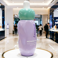 Mannequin de présentation de bouteilles en fibre de verre renforcée sur mesure, vert, grandeur nature, 1,065 mètre (3,5 pieds) de haut, pour exposition, marque Key-Joint