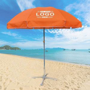 Custom Logo Printed Fishing Seaside Beach Umbrella Beach Umbrellas for Sand Custom <b>Print</b> - Product Image 1