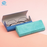 Étui à lunettes personnalisé de haute qualité en gros, faible MOQ, accessoires pour lunettes avec logo personnalisé, boîte à lunettes