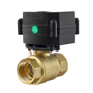 Vanne à boisseau sphérique motorisée Flomarvel FH-MO/FH-S en laiton UPVC, normalement fermée, 2 fils, PN10, NPT/BSP, OEM, siège en PTFE - Product Image 5