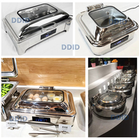 Plat à réchaud en acier inoxydable pour cuisine professionnelle – Performance stable, entretien facile, option personnalisable pour service buffet