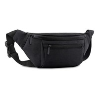 Sac de taille pour la course à pied en plein air OEM, polyester, imperméable, portable, durable, avec fermeture à glissière, personnalisable, sac de sport quotidien à bandoulière
