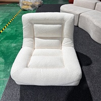 Canapé moderne simple monobloc en tissu éponge à compression sous vide pour la maison ou l'hôtel pour la villa