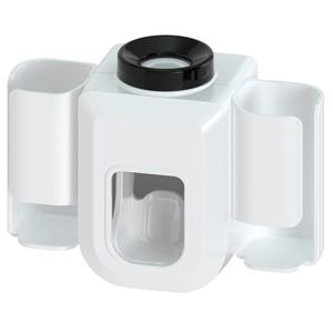 Support de brosse à dents électrique Avec Moi avec distributeur automatique de dentifrice, fixation murale par ventouse, sans perçage, gris nordique - Product Image 3