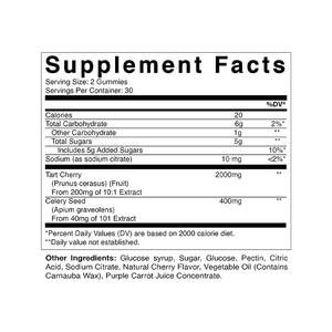 Aipo Semente Gummies <span class=keywords><strong>Tart</strong></span> <span class=keywords><strong>Cherry</strong></span> Extract Cápsulas 20,000mg com açafrão Gummies Ciclos do sono saudável & recuperação muscular - Product Image 4
