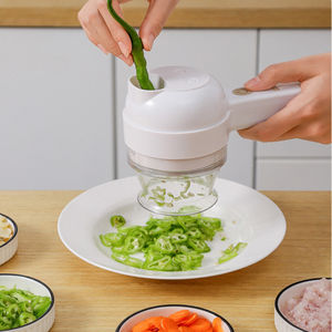 <span class=keywords><strong>MINI</strong></span> Molinillo Eléctrico de cocina, rebanador de ajo con cambio automático de hoja, cortador de ajo eléctrico multifunción, rallador - Product Image 2