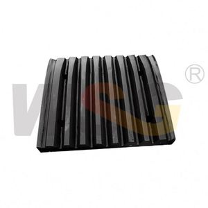 Plaque de mâchoire fixe 814320037300 et plaque de mâchoire oscillante 814320037400 pour concasseur C100, type de traitement par coulée - Product Image 1