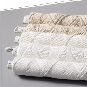 Mèches en coton et chanvre naturel de haute qualité, sans fumée, revêtues, en vrac, pour la fabrication de bougies de sable, 60 pièces, biologiques - Product Image 6