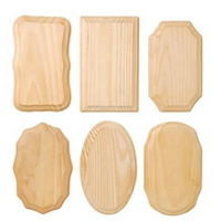 Formes artisanales en bois non finies Découpes en bois Découpées au laser Blancs de planche de bois de toute forme Plaques murales en pin Signes pour bricolage Artisanat d'art