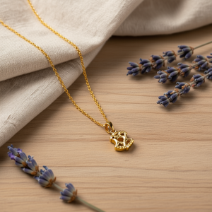 Collana con Pendente Diamante Angelina Placcata Oro Taglio Brillante Rotondo con Montatura a Griffe Gioiello di Moda da Donna Regalo - Product Image 5