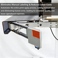 Machine d'impression numérique d'étiquettes en rouleau à haute productivité, entraînée par un moteur électrique, pour les petits cartons d'entreprises