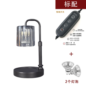 Modern Adjustable Crystal <b>Table</b> Lamp Linen Shade E26 <b>LED</b> Touch Control Wi-Fi 3000K Warm <b>Light</b> Flexible Neck Metal Base for - Product Image 3