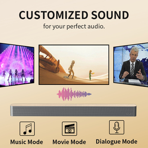Premium Wireless Powered Active 2.0 Channel <b>With</b> RGB LED <b>Lighting</b> 40W RMS Output Remote Control Touching Display Wireless Soundb - Product Image 2