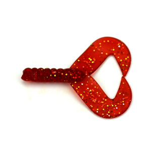 Vente en gros de leurres souples de pêche, type Grub à double queue, 6 cm, appât artificiel en plastique et silicone nageur pour la pêche au bar et au brochet - Product Image 6