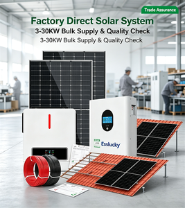 Kits complets avec garantie de 25 ans, système d'énergie solaire hybride 10 kW pour usage domestique, contrôleur MPPT, batterie lithium-ion 10 kWh/15 kWh - Product Image 5