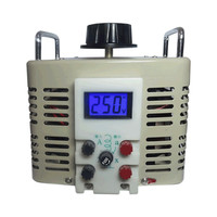 TDGC2 Régulateur de tension CA monophasé Transformateur variable manuel pour régulateurs 0-300V